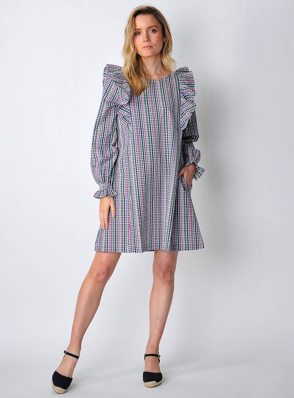 BURGS Maine Frill Shift Dress 10
